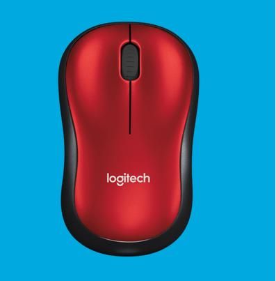 RATÓN LOGITECH M185  RED